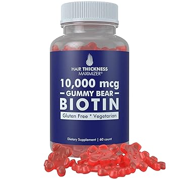 Buy 10 000 Mcg Gummy Bear Biotin By Hair Thickness Maximizer