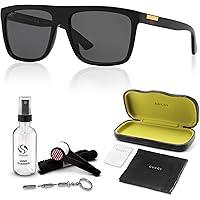 Amazon.com: Gucci GG1543S Lettering Logo Square-Shaped Non