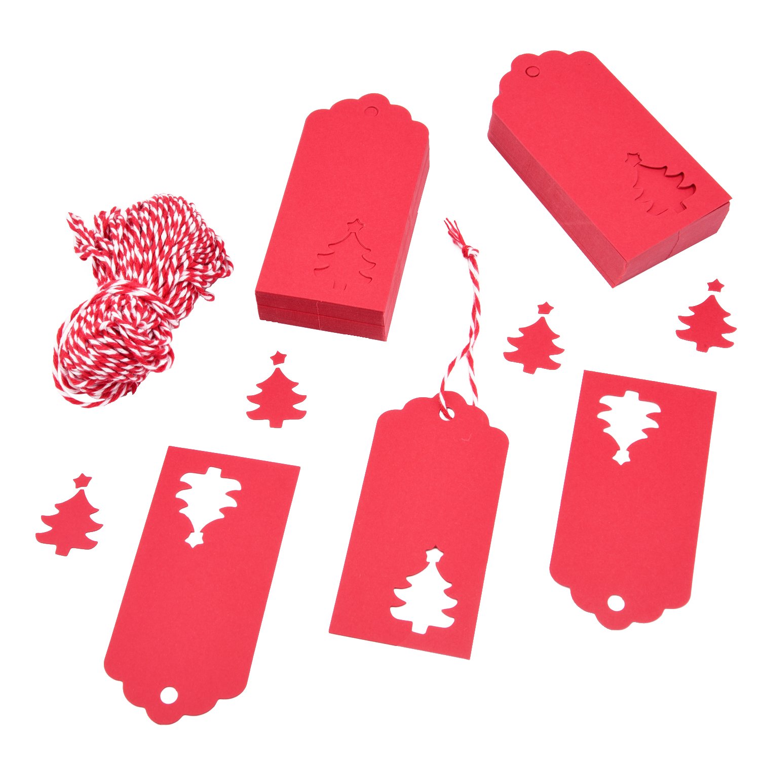 christmas tree design gift tags