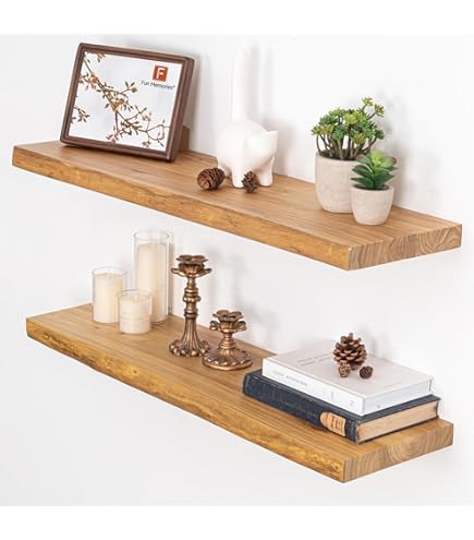 Amazon.com: Fun Memories Floating Shelves for Wall, 24