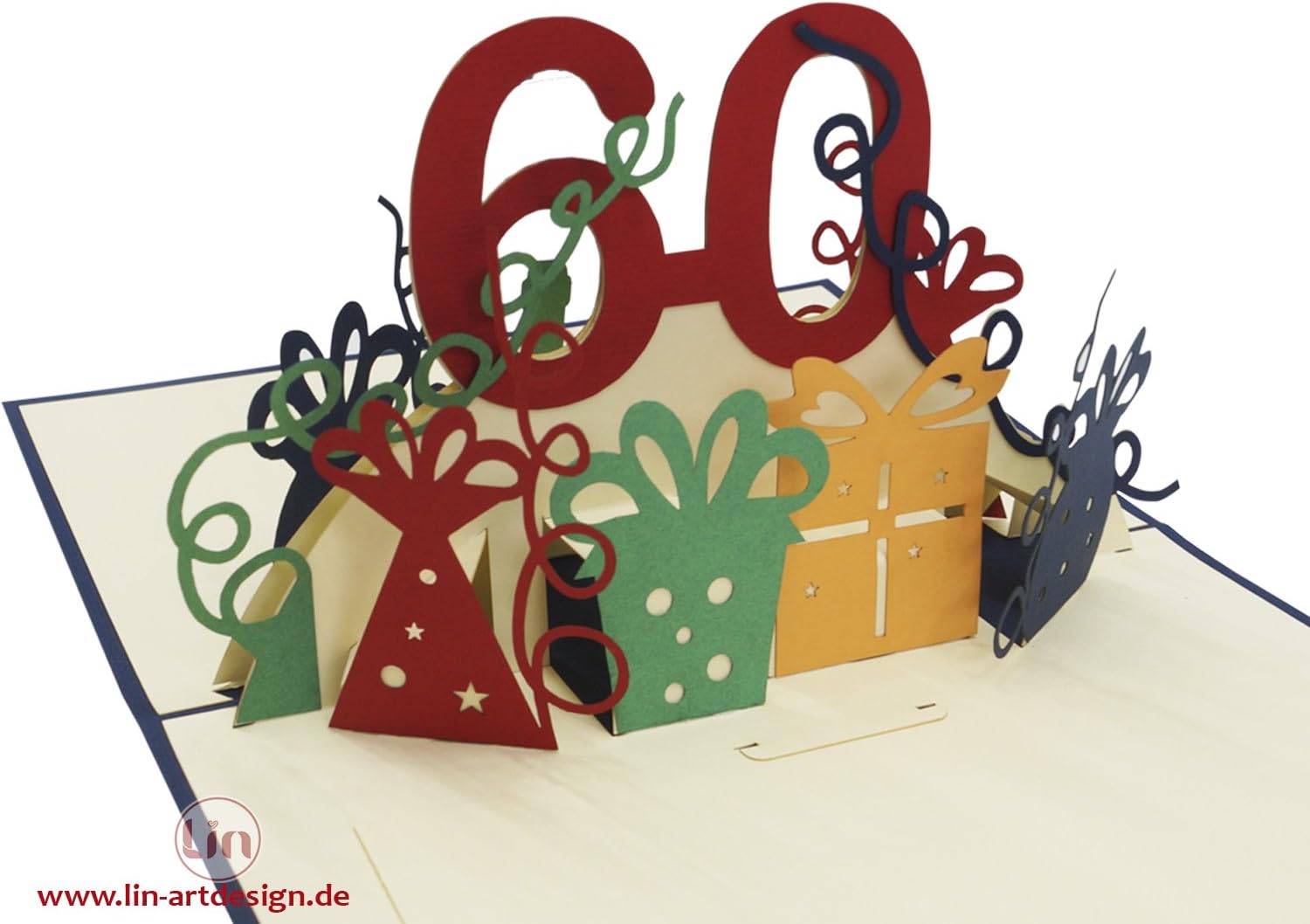 Auguri Di Natale Anni 60.Lin Pop Up 3d Biglietto Di Auguri Buon Compleanno 60 Anni 23 Amazon It Cancelleria E Prodotti Per Ufficio