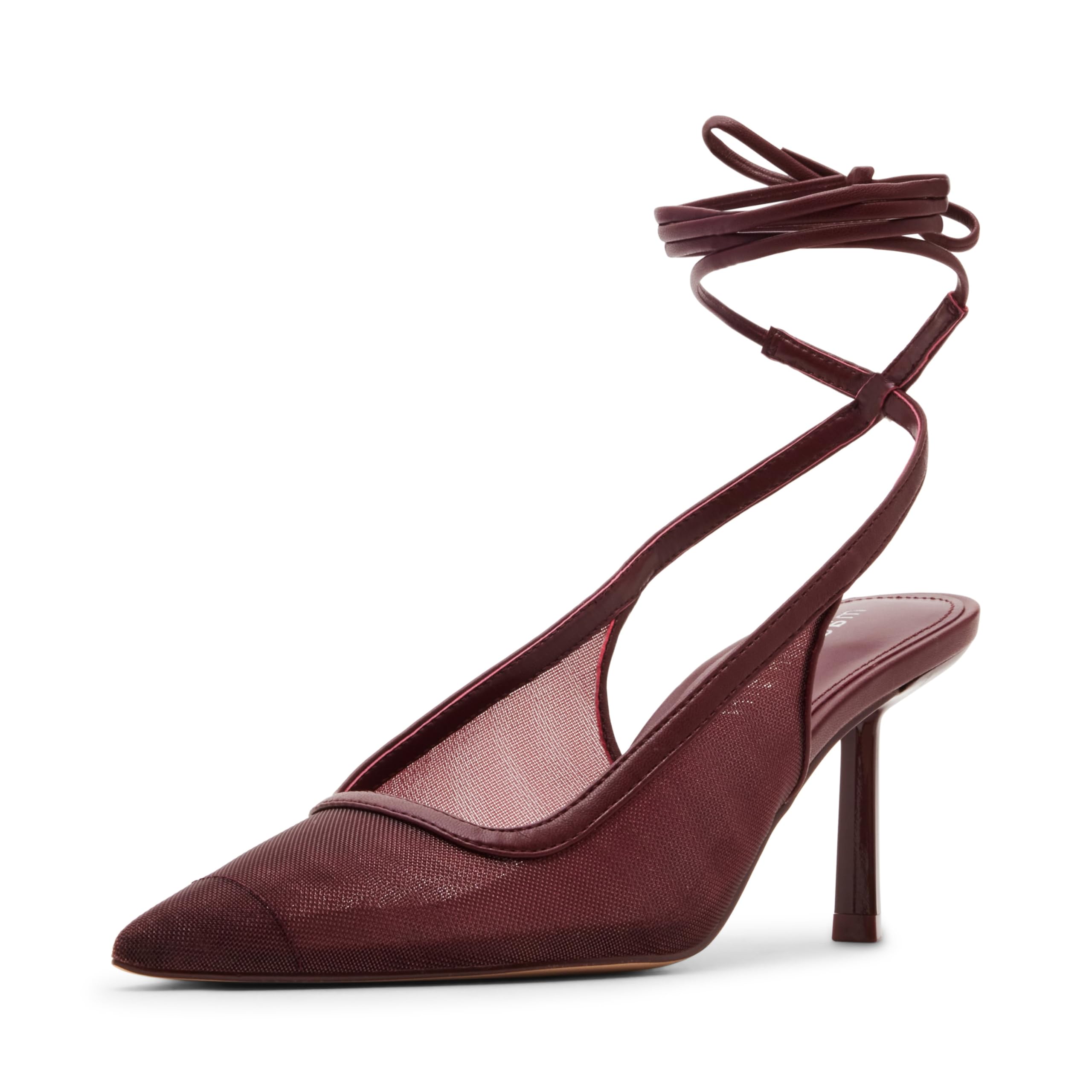 Photo 1 of Madden Girl Women's Brigitte Pump, Wine Mesh, 6