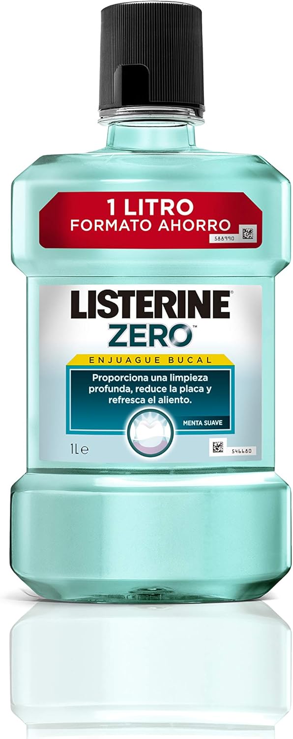 Listerine Enjuague Bucal Mentol Sabor Suave, 1000 ml Amazon.es Salud y cuidado personal