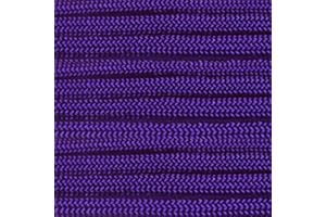 Paracord Planet Solid Color 550lb Paracord – 7 Strand Type III Nylon Cord for Indoor and Outdoor Tasks – Acid Purple (25 ft)