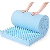 BALAPET Cuttable Egg Foam Crate Pad, 4 inch Thick High-Density Foam Support for Pressure Relief, Air Circulation and Weight Distribution, Cushion Replacement,72 x 24 x 4in