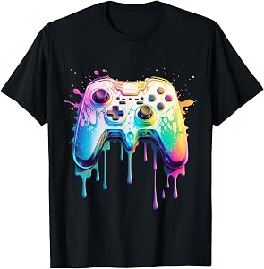 Gamer Graphic Video Game - Colorful Video Game Lover T-Shirt