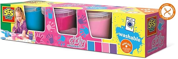 SES 00304 - Fingerfarbe Girly, Malen.