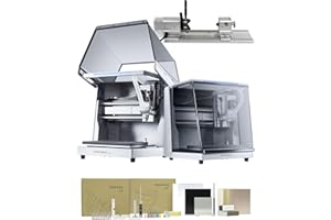 MAKERA CARVERA Carvera Air Desktop CNC Machine with 4th Axis, Compact Enclosed Mini CNC Router, Quick Tool Changer, Closed-Loop Control, Beginner-Friendly CAM Software for Milling, Cutting, Engraving, DIY, Crafts