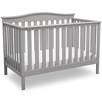 delta 4 in 1 crib gray