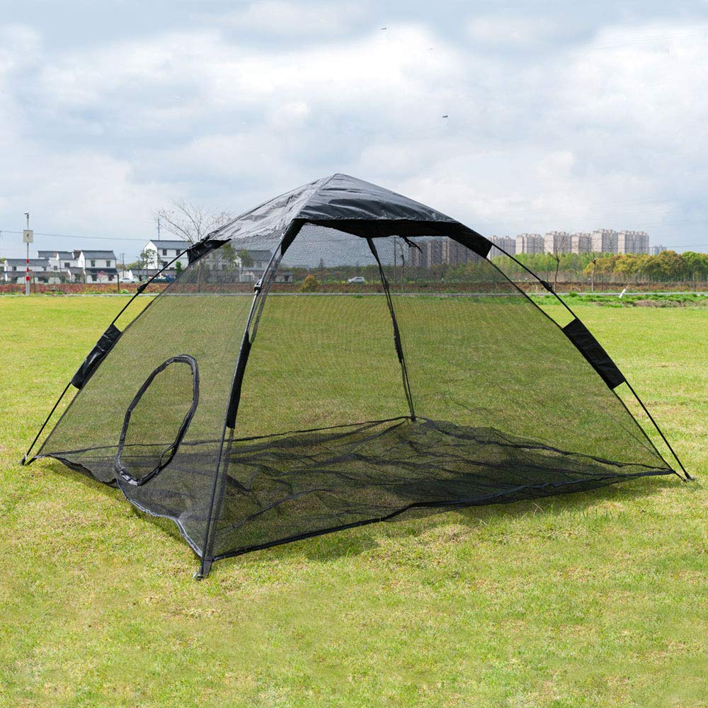HI SUYI Portable Large Pop Up Pet Cat Tents Enclosures For Outside Patio