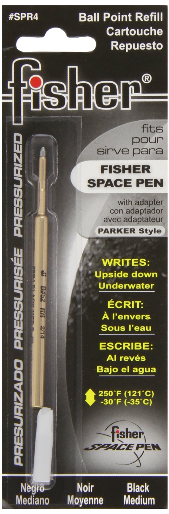 FISHER SPACE PEN REFILL BLACK MEDIUM