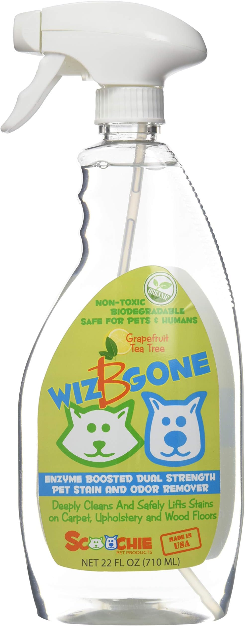 Scoochie Pet Products Wiz B Gone Pet Stain and Odour Remover, 22 oz