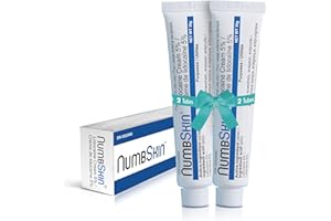 Numbskin Tattoo Numbing Cream | 5% Lidocaine Topical Anesthetic Cream | Maximum Strength Fastest Acting Pain Relieving Cream 