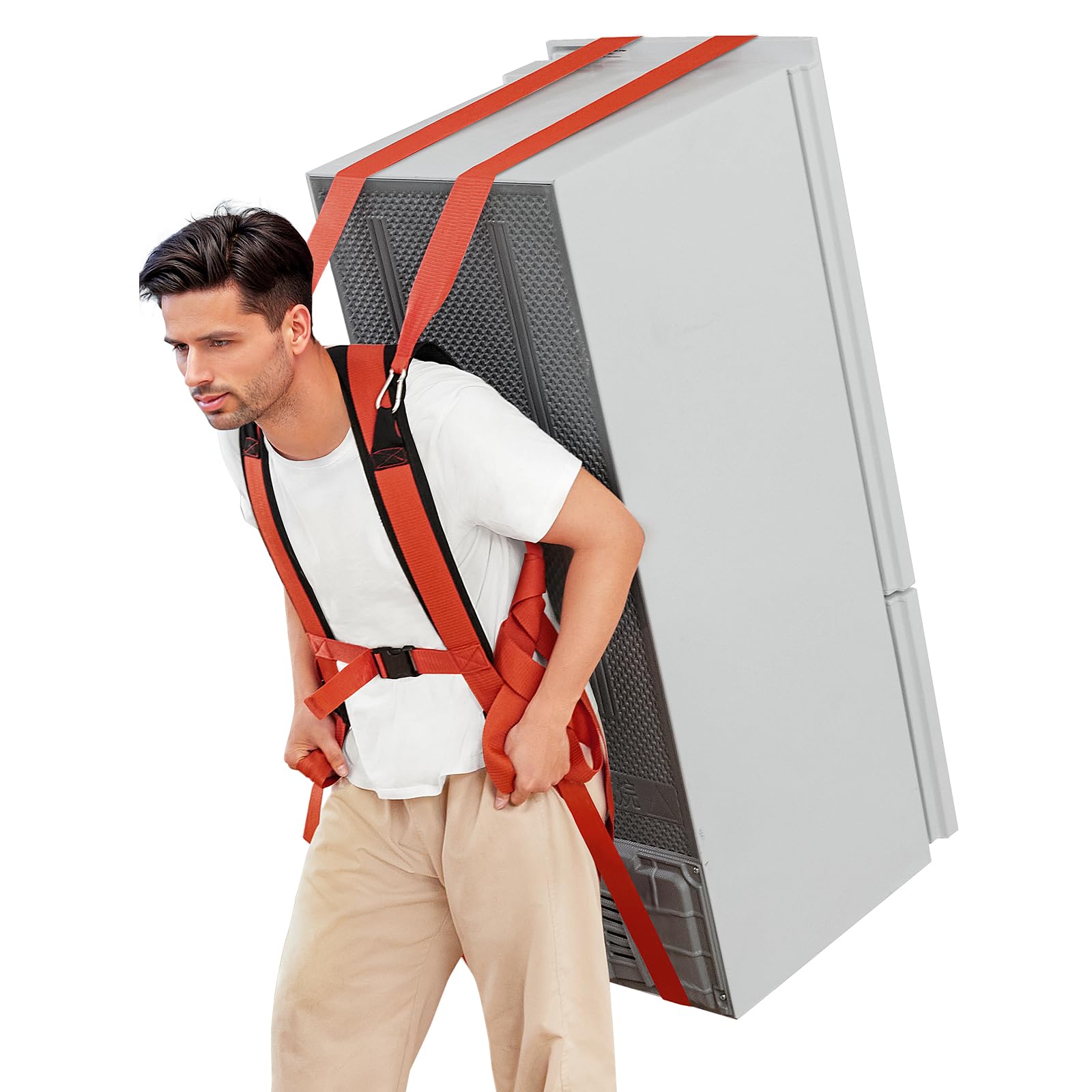 Photo 1 of KEDSUM Moving Straps 1 Person, Lifting Straps Moving with Max 600LBS Load Capacity, Back/Front Carry Modes for Heavy Furniture, Thicken Sponge Vest, Upgraded Move Tool for Renters, Movers