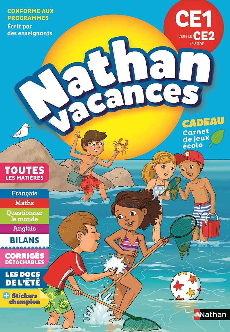 Amazon Fr Cahier De Vacances 22 Du Ce1 Vers Le Ce2 Nathan Vacances 7 8 Ans Beigel Christine Colin Benedicte Colin Pierre Guillore Chotard Sandrine Rocher J H Livres