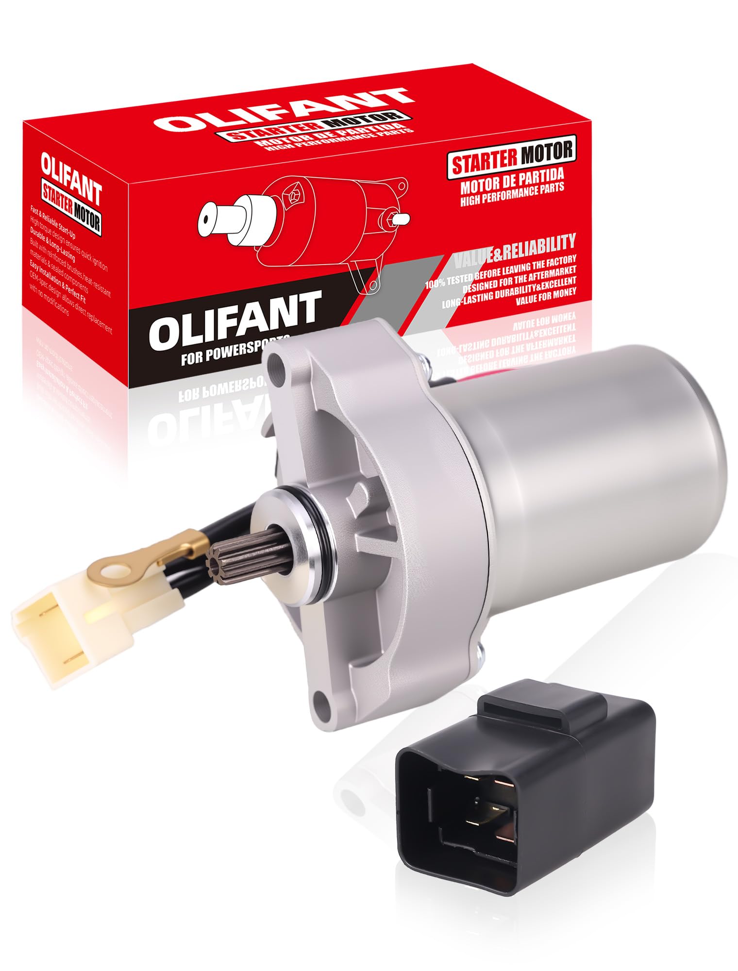 Photo 1 of Starter for Polaris Outlaw 90 Sportsman 90 2007-2014 Polaris Outlaw 110 Sportsman 110 2016-2023 0453478 0454952 31200-18S-000