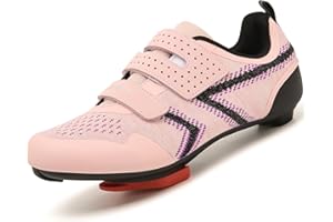 ULTIANT Cycling Shoes Mens Womens Compatible with Peloton Indoor Riding Shoes Road Bicycle Shoes with Look SPD SL Delta Cleats Outdoor Pedal Bike Shoes