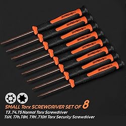 TEKPREM 8 in 1 Small Torx Screwdriver Set with T3