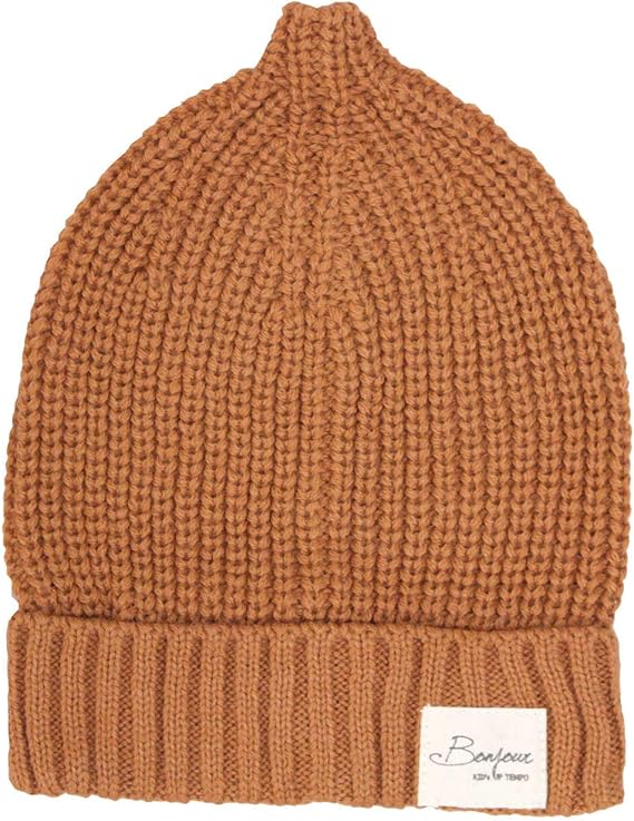 Amazon ニット帽 キッズ とんがり ニットキャップ 雪遊び スキーウェア 小物 キャメル 30 F 帽子 通販