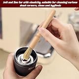 hioseyre 3Pcs Pastry Basting Brushes Boar Hair Wood Handle Durable Heat view 5