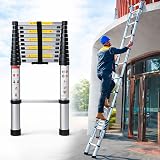 Neo Extendable Portable Foldable Telescopic Ladder 2.9M EN131 Stainless Steel view 3