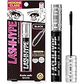 HEROINE MAKE by KISSME Lash Hype, Long-Lasting 3D Lashes for Lift & Define Mascara, Black