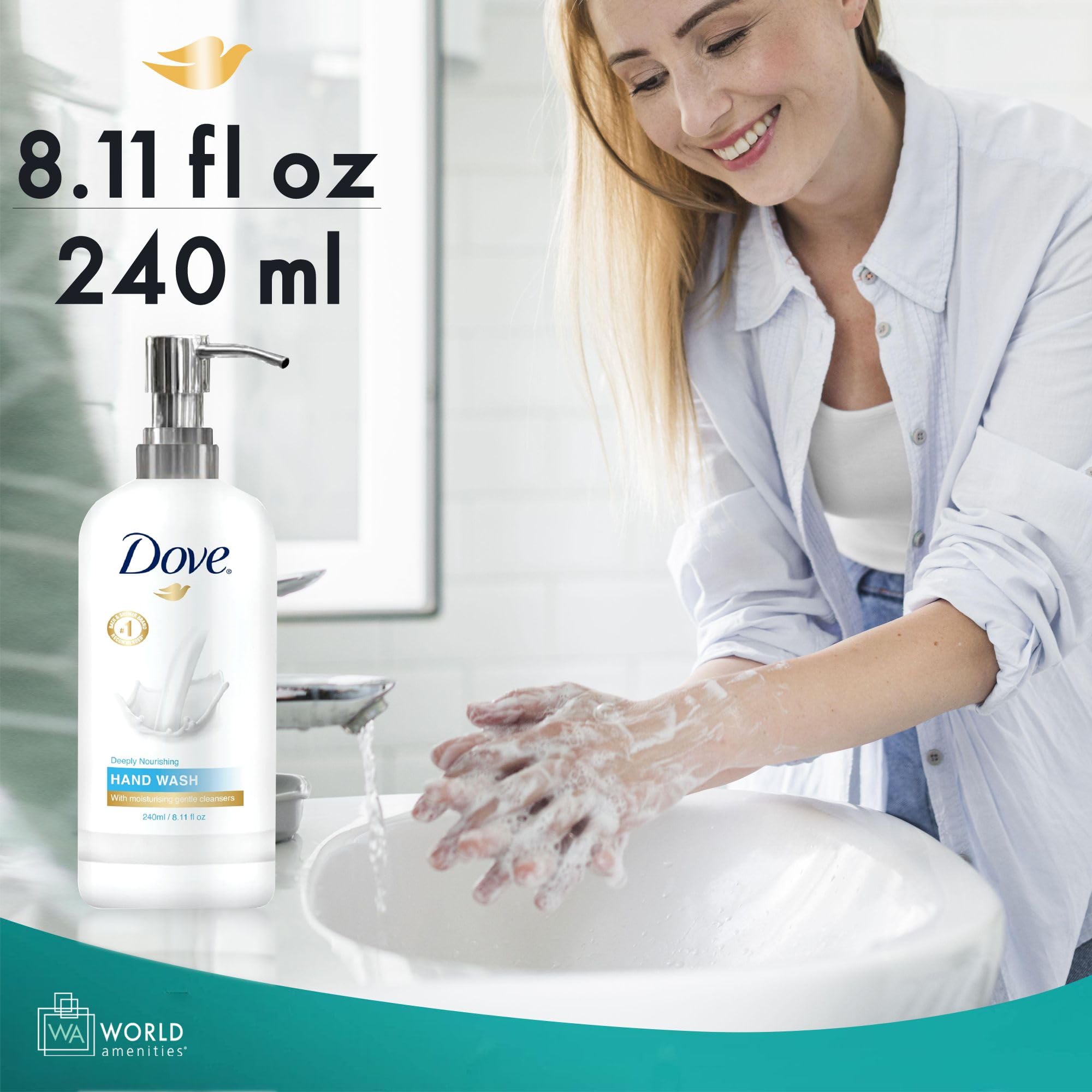 Dove Hand Wash - Long Lasting Deep Moisturizer Foam Hand Wash for Sensitive Skin