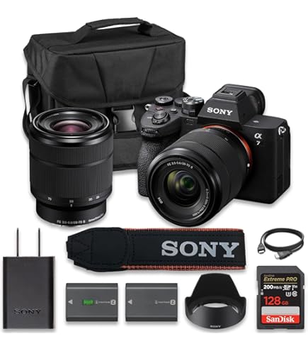 Amazon.com : Sony a7 IV Mirrorless Camera with 28-70mm Lens Bundle