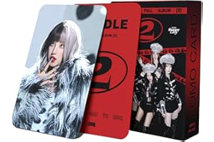 KPOPBTS Gidle Photocard 55pcs (G) I-DLE Album [2] Photo Cards Kpop Lomo Cards Gift Merch for Fans Daughter