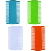 zYoung 4 Pcs Hair Comb Double Sided Fine Tooth Dandruff Combs, Lice Comb | Double Sided, Fine Tooth
