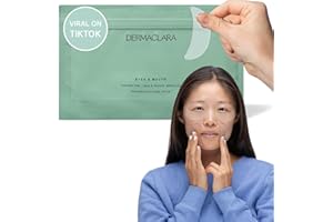 Dermaclara Eye & Mouth Patches - Anti-Wrinkle Silicone Patches for Smile Lines & Under Eye, Overnight Face Pads for Women & Men for Laugh & Frown Lines, Anti Aging, Reusable up to 30 Times - 4 Patches