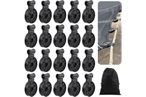 KAKALOTE 50pcs Shade Cloth Clips,Shade Cloth Heavy Duty Lock Grip for Sunshade Net,Gardening Greenhouse ShadeCloth Fix Clamp,Windproof Awning Clamp Grip Tarp Clips,1 Drawstring Bag