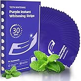 Teeth Whitening Strips for Sensitive Teeth, Enamel Safe White Strips for Teeth Whitening -Professional Teeth Whitening Kit to Remove Coffee, Wine,Smoking Stains, Fast-Acting & Non-Slip(14Strips, Mint)