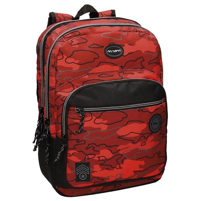 Rucksack 2 Fächer rot Movom Camu