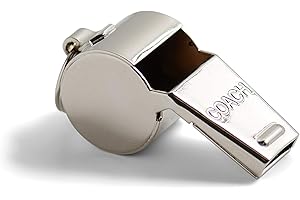 THE AMERICAN WHISTLE CORPORATION American Whistle Corporation Coach Whistle - 126 db Loud, Sharp Tone Whistles - Includes Lanyard and Safe-T-Tip - Made in America