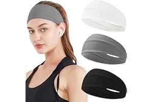 JOYOYO Unisex Headbands for Women's Hair Soft Stretchy Fabric Kylie Head Band Bandeaux Hair Accessories for Workout Gym Yoga Hair Band,100% Pure Cotton