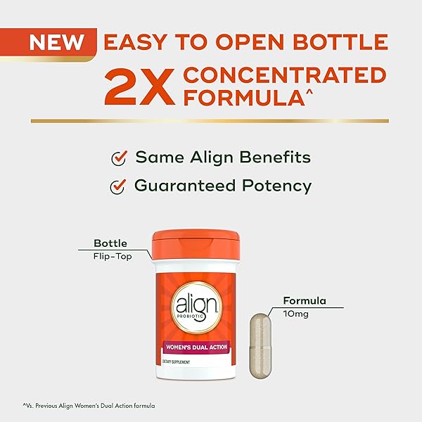 ALIGN PROBIOTIC, WOMENS DUAL ACTION, VAGINAL PROBIOTICS FOR WOMEN, WOMENS PROBIOTIC FOR VAGINAL HEALTH SUPPORT, WITH PROBIOTICS FOR DIGESTIVE HEALTH, 28 PROBIOTIC CAPSULES