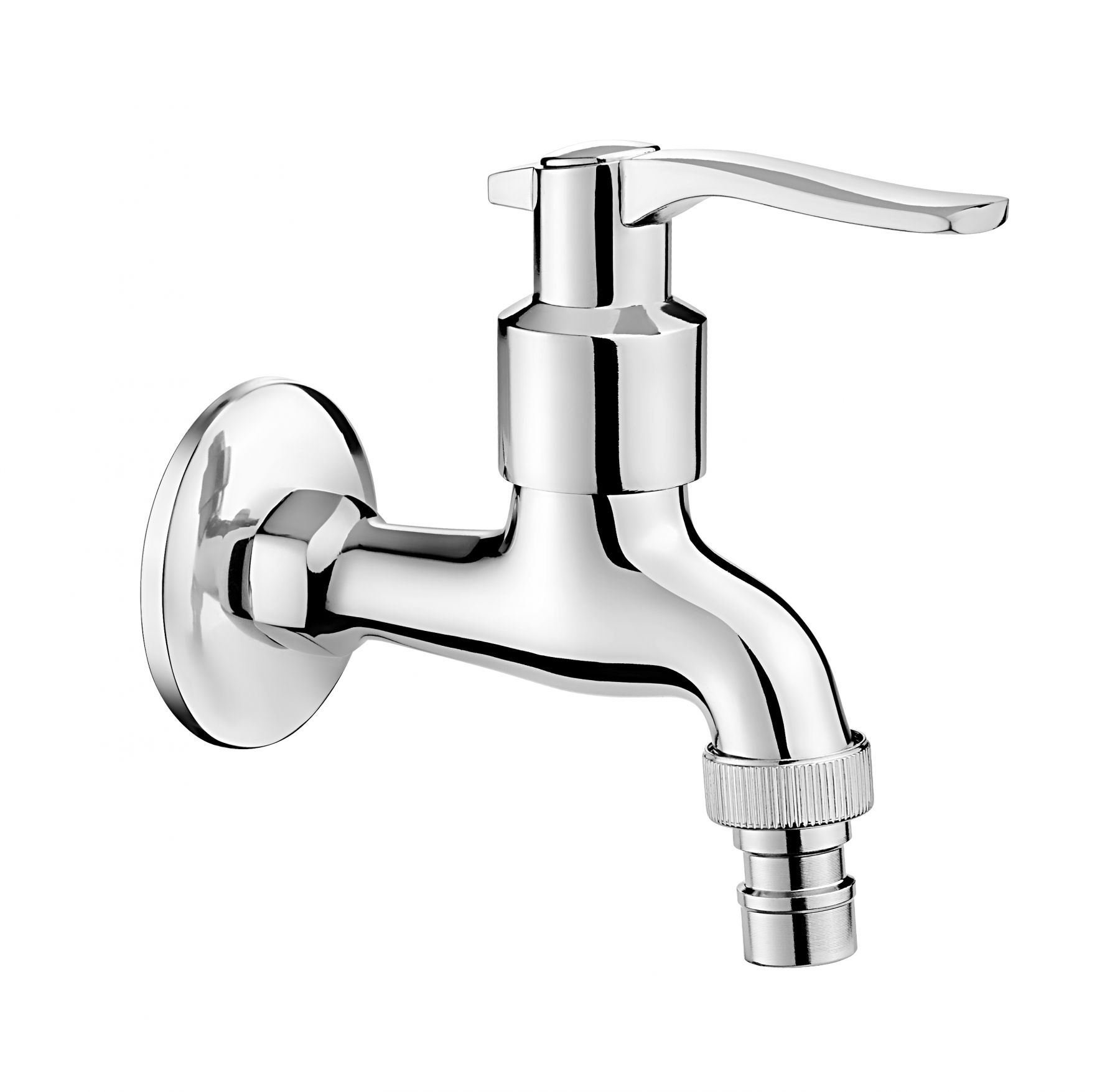 Chromed Tap for Cold Water Or Mixed 1/2'' with Aerator and Adapter BEZ 122L
