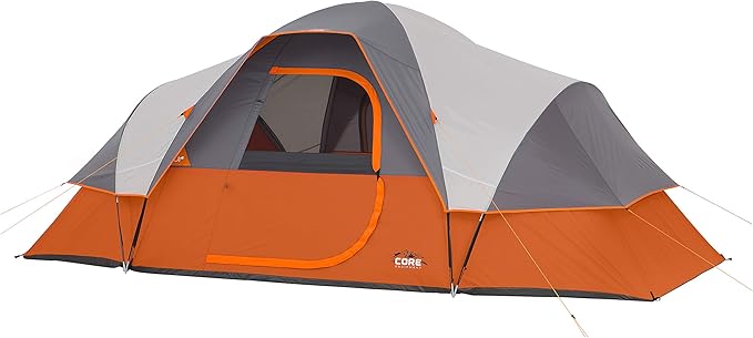 Core 9 Person Extended Dome Tent - tents you can stand in