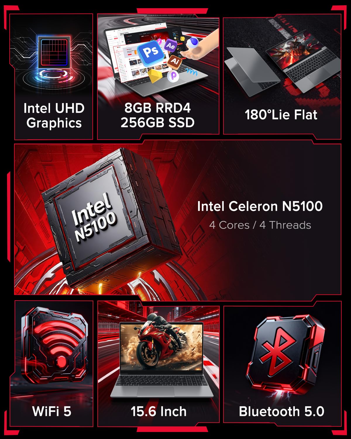 2026 Latest Laptop Computer Notebook,15.6