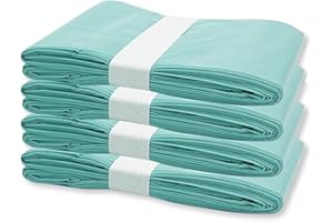 Zippland Diaper Pail Liner Refills Bags Compatible with Janibell Akord 330 Series Adult Diaper System, Green, Lightly Scented, 4 Count