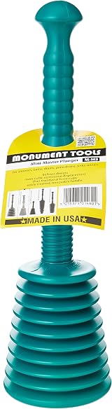 Monument M-M3 Mini Master Plunger Patented Bellows Removable Handle view 1