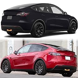 PGTOPONE Smoked LED Rear Bumper Reflectors Fog