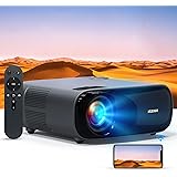 NexiGo PJ40 Projector with WiFi and Bluetooth, Native 1080P, 4K Supported, Projector for Outdoor Movies, 300 Inch, Zoomable, 
