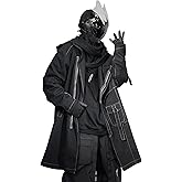 Niepce Inc Japanese Techwear Streetwear Zip Up Trench Coat Men