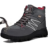SUADEX Steel Toe Boots for Men Work Safety Indestructible Boots for Women Construction Shoes Composite Toe