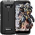 DOOGEE S41T Rugged Smartphone Unlocked 2024,Android 14,6300mAh Battery,8GB+64GB,4G Dual Sim Rugged Phone,13MP Camera,IP68 Waterproof Cell Phone,Face Unlock,NFC T-Mobile,Black
