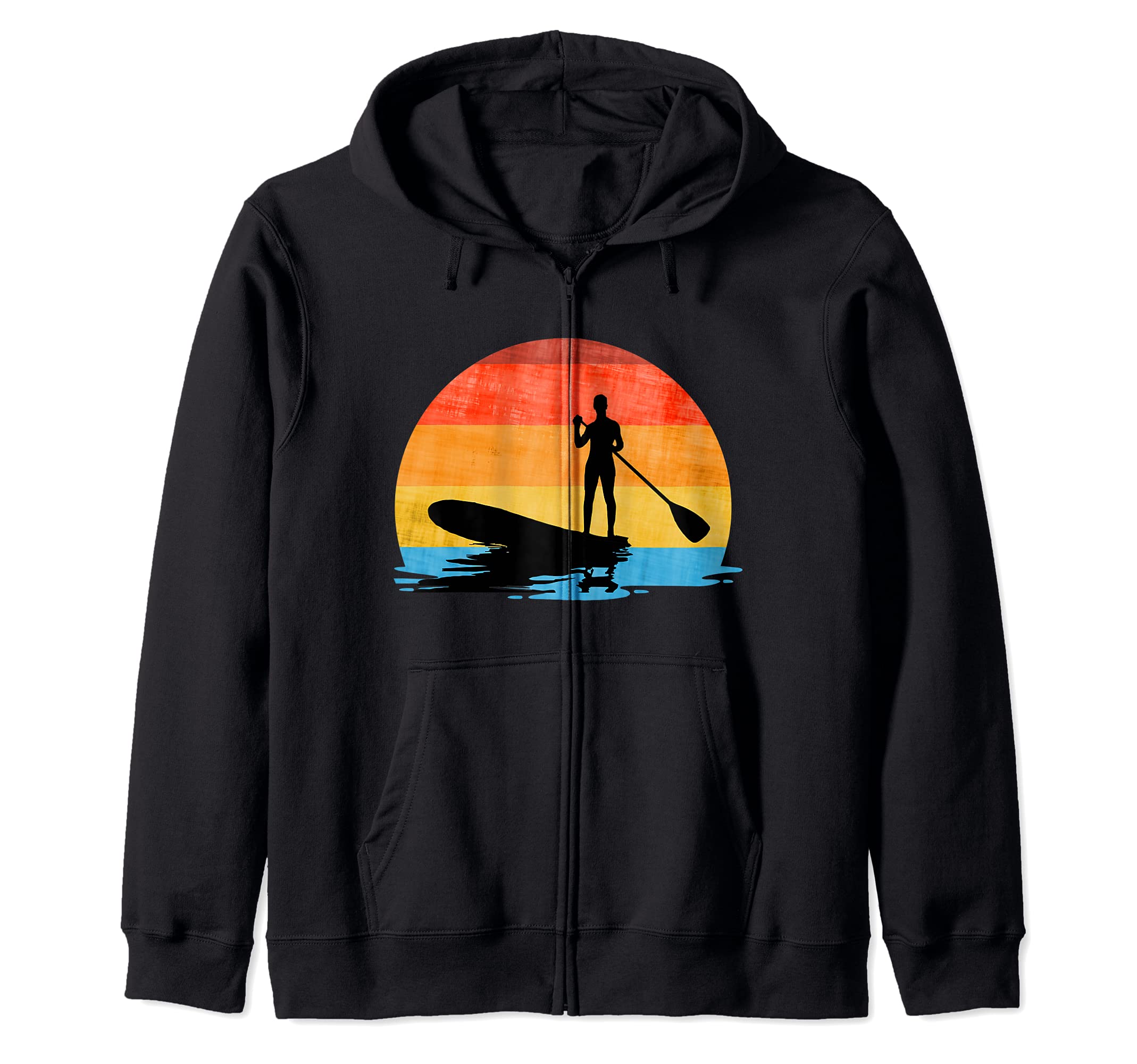 STAND UP PADDLE, PADDLING, SUP, PADDLEBOARDING, SURFER Zip Hoodie
