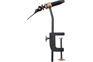 Rotary Fly Tying Vise - Practical Fly Tying Tool with 360° Rotation and Multiple Adjustments for Teasers and Jigs Fly Fishing