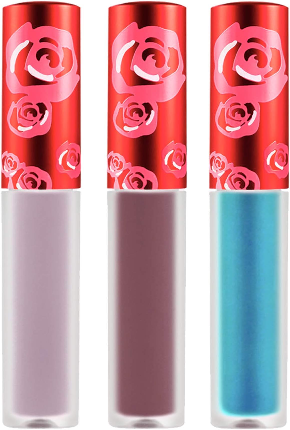 Lime Crime Mini Velvetines Liquid Matte Lipstick Trio, Frosted Daze - Set of 3 Lipsticks - French Vanilla Scent -Long-Lasting Velvety Matte Lipstick - Won't Bleed or Transfer - Vegan
